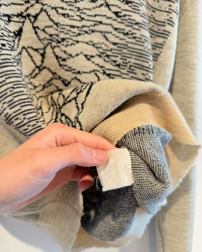 Raf Simons Aw2003 Closer Unknown Pleasures Sweater