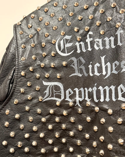 Enfants Riches Deprimes GBH Hand Paint Leather Jacket