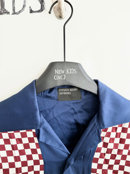 Enfants Riches Deprimes Silk Checkered Shirt