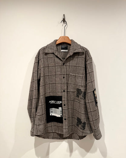 Enfants Riches Deprimes Austrian Holiday Patched Flannel Shirt