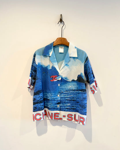 Chanel Ss2002 Surf Button up Shirt