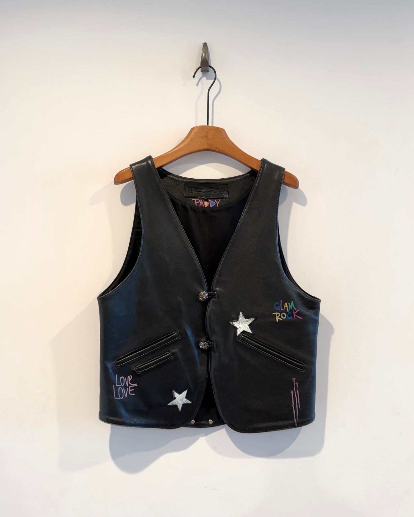 Chrome Hearts 1/1 Hand Painted Leather Vest