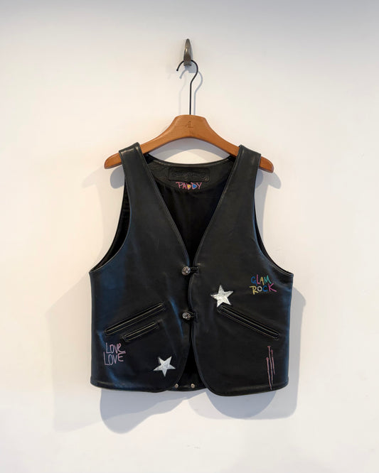 Chrome Hearts 1/1 Hand Painted Leather Vest