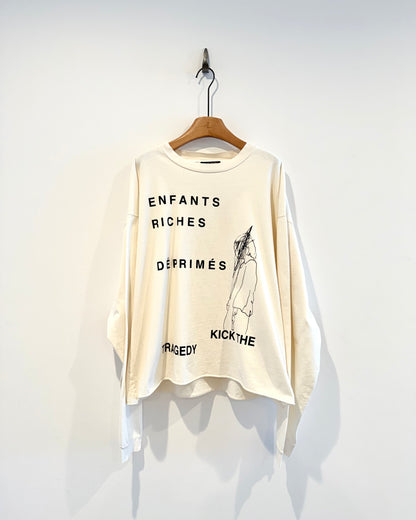 Enfants Riches Deprimes Kick The Tragedy Lone Sleeve Shirt