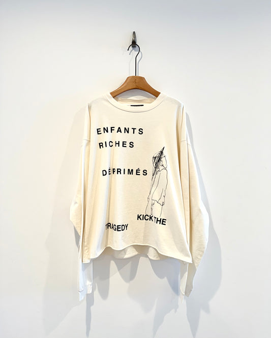 Enfants Riches Deprimes Kick The Tragedy Lone Sleeve Shirt