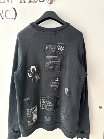 Raf Simons “Riot Riot Riot” Patched Crewneck