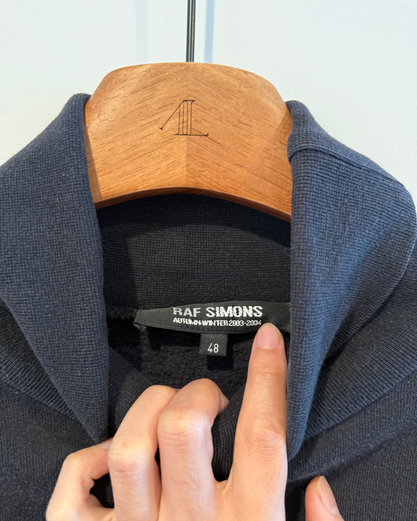 Raf Simons Aw2003 Closer Bauhaus Turtleneck Sweatshirt