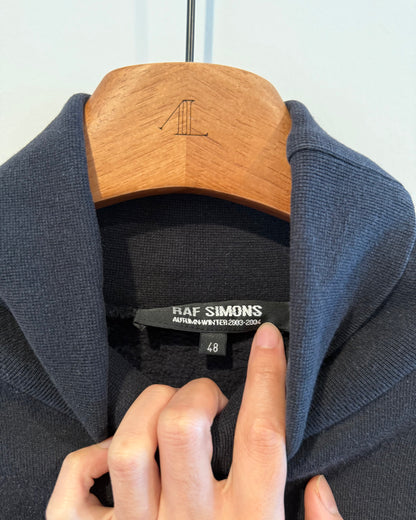 Raf Simons Aw2003 Closer Bauhaus Turtleneck Sweatshirt