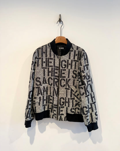 Raf simons Ss2009 Christopher wool Ma-1 Bomber