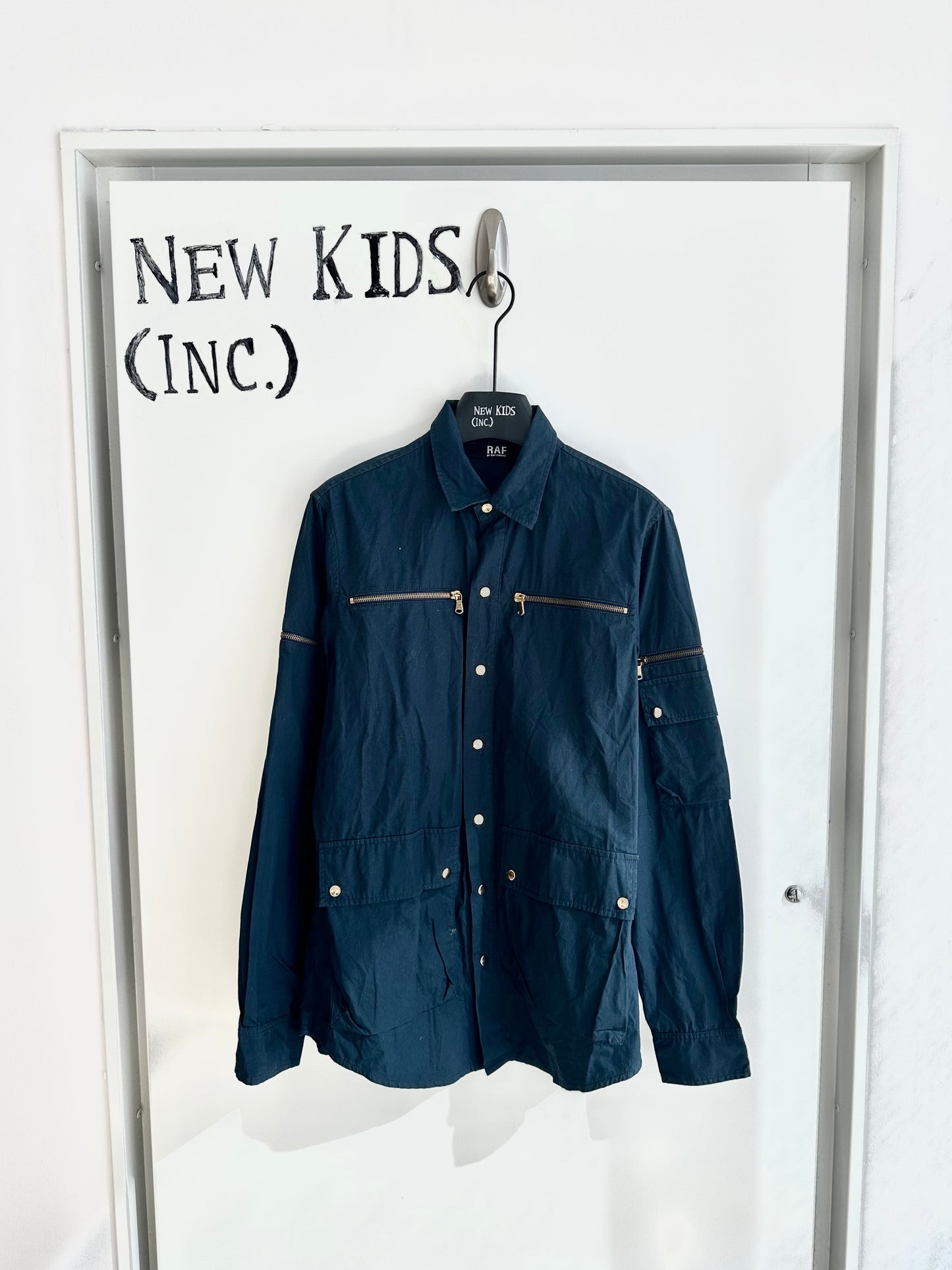 Raf Simons Worker Zip up Shirt