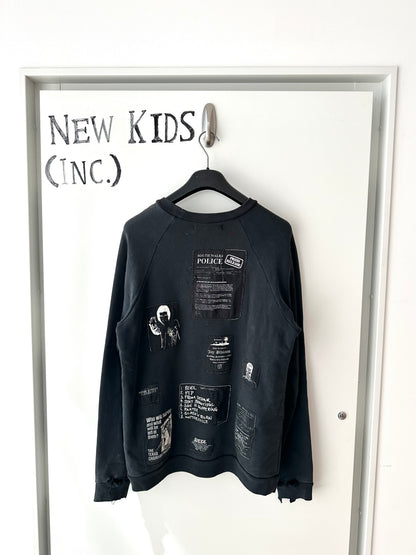 Raf Simons “Riot Riot Riot” Patched Crewneck