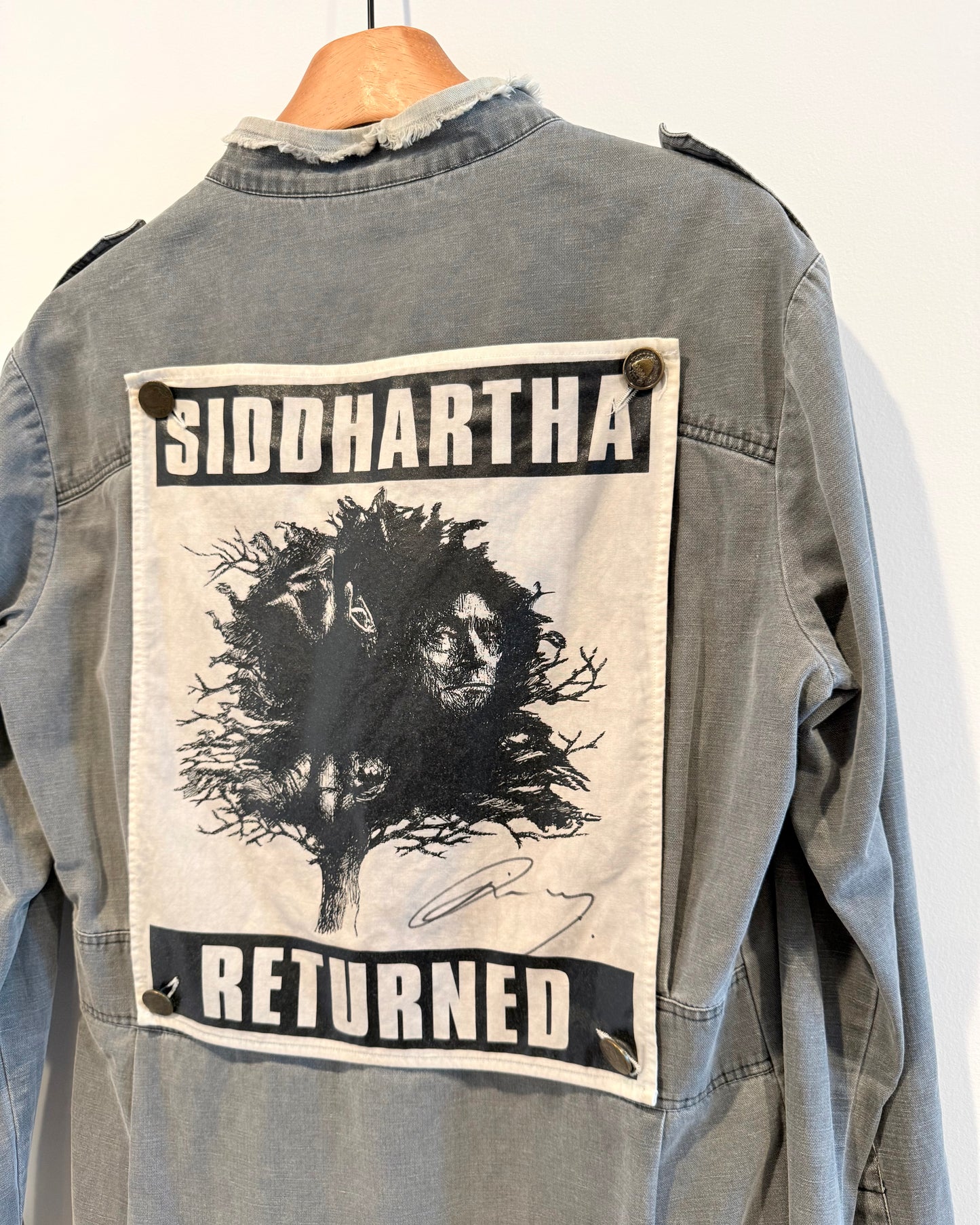 Raf Simons Ss2004 “Siddhartha Returned”Denim Jacket
