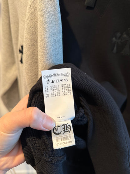 Chrome Hearts Triple Cross Patched Crewneck