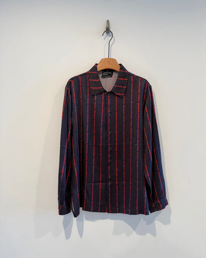 Enfants Riches Deprimes Striped Logo Button up Shirt