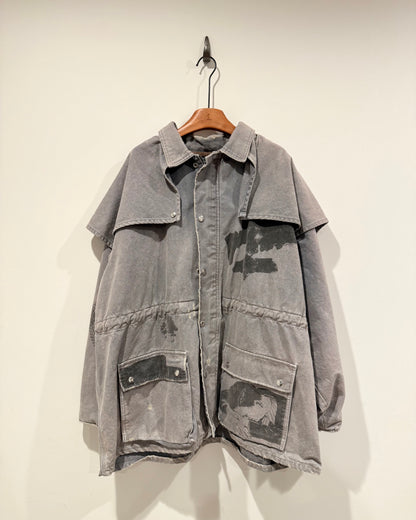 Enfants Riches Deprimes ‘Duster’ Grey Denim Graphic Jacket