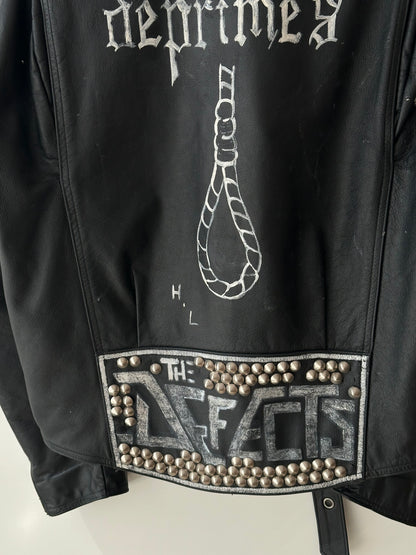Enfants Riches Deprimes Hand Printed Punk Jacket