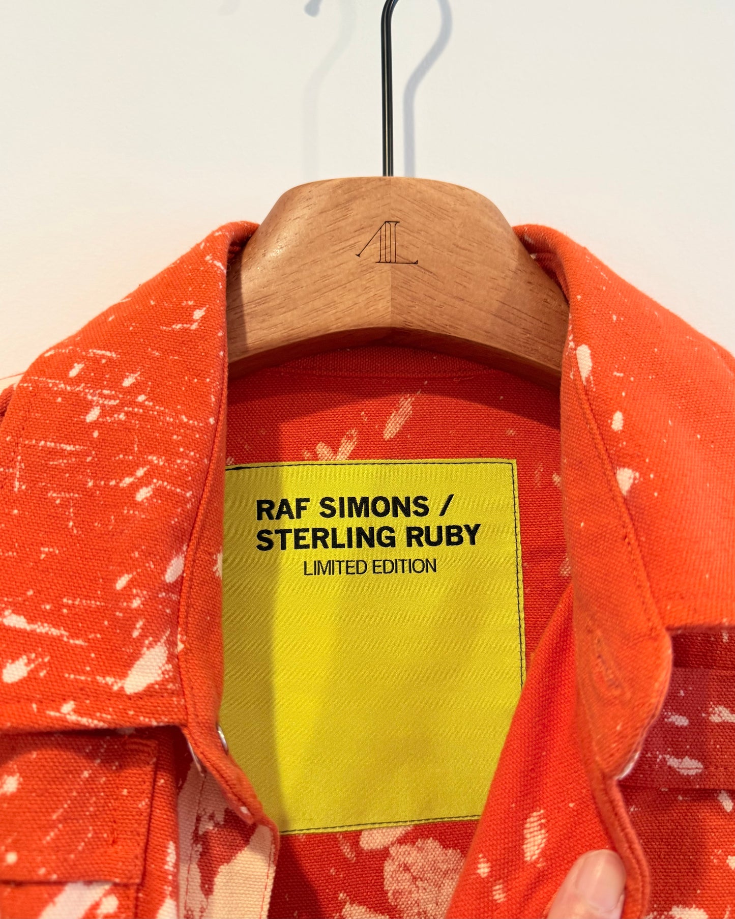 Raf Simons x Sterling Ruby Aw2014 paint splatter Jacket