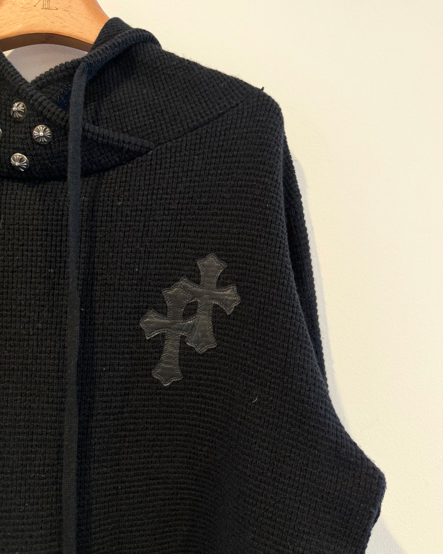 Chrome Hearts Cashmere Cross Patch Hoodie