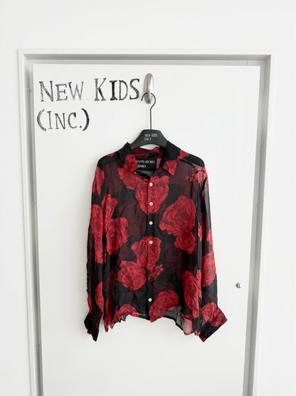 Enfants Riches Deprimes Silk Roses Shirt