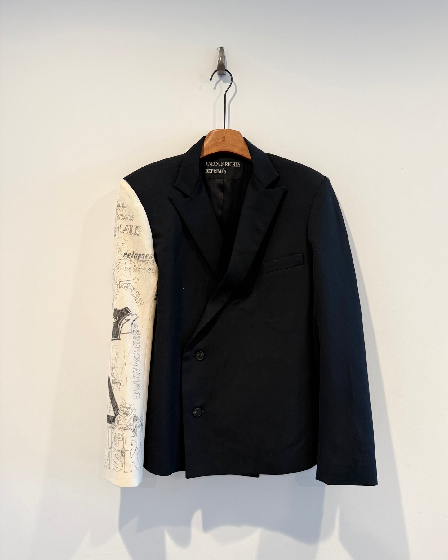 Enfants Riches Deprimes Hand Printed High Risk Blazer Jacket
