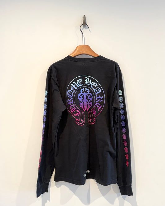 Chrome Hearts Horse Shoe Dagger Long Sleeves Shirt