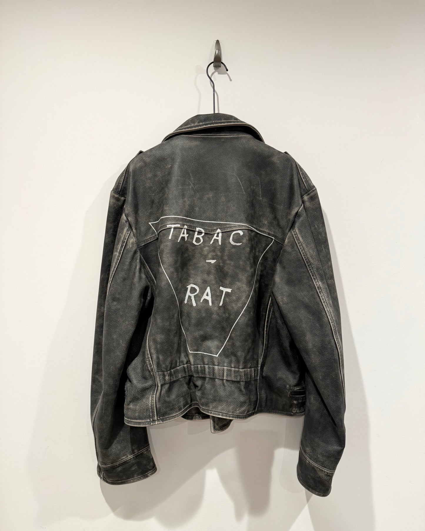 Enfants Riches Deprimes Tabac Rat Biker Leather Jacket