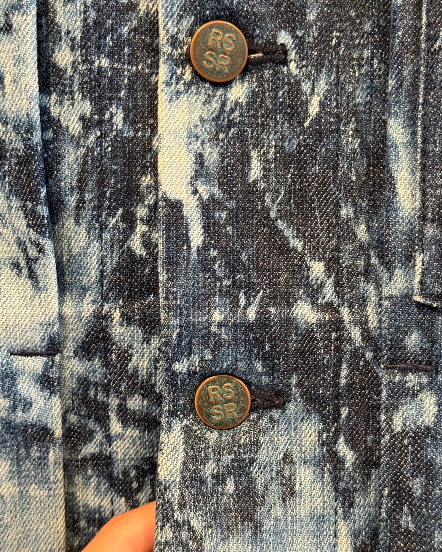 Raf Simons x Sterling Ruby Ss2010 Blue Denim Jacket