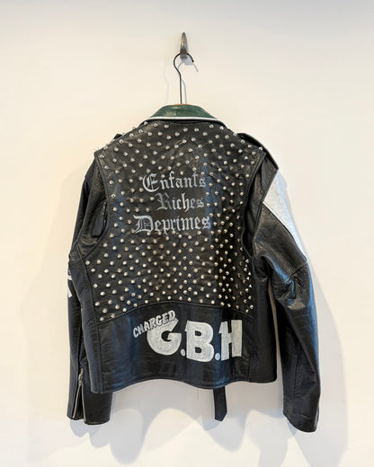 Enfants Riches Deprimes GBH Hand Paint Leather Jacket