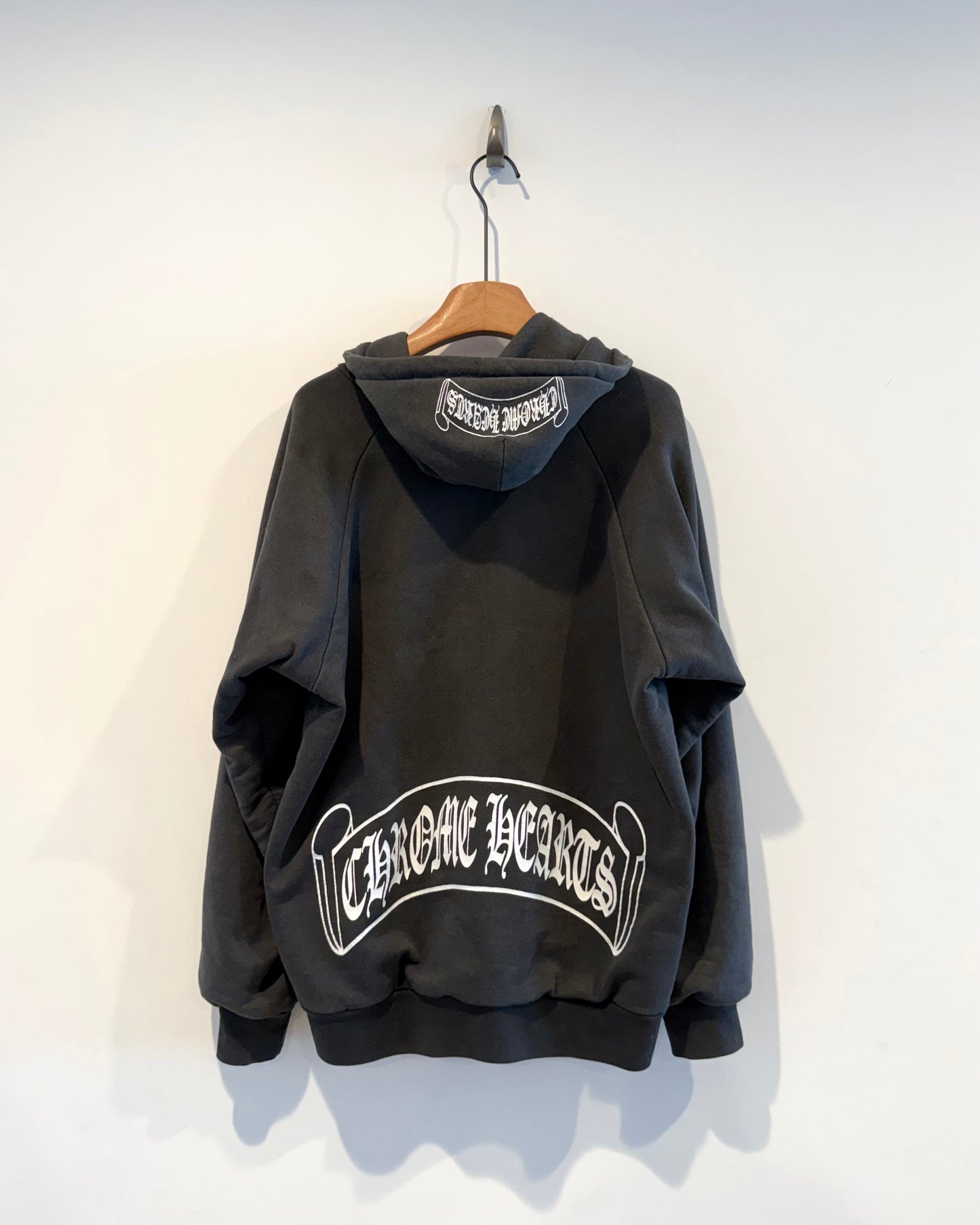 Chrome Hearts Scroll Thermal Zip up Hoodie