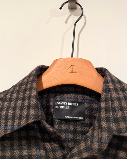 Enfants Riches Deprimes Patched Flannel Shirt