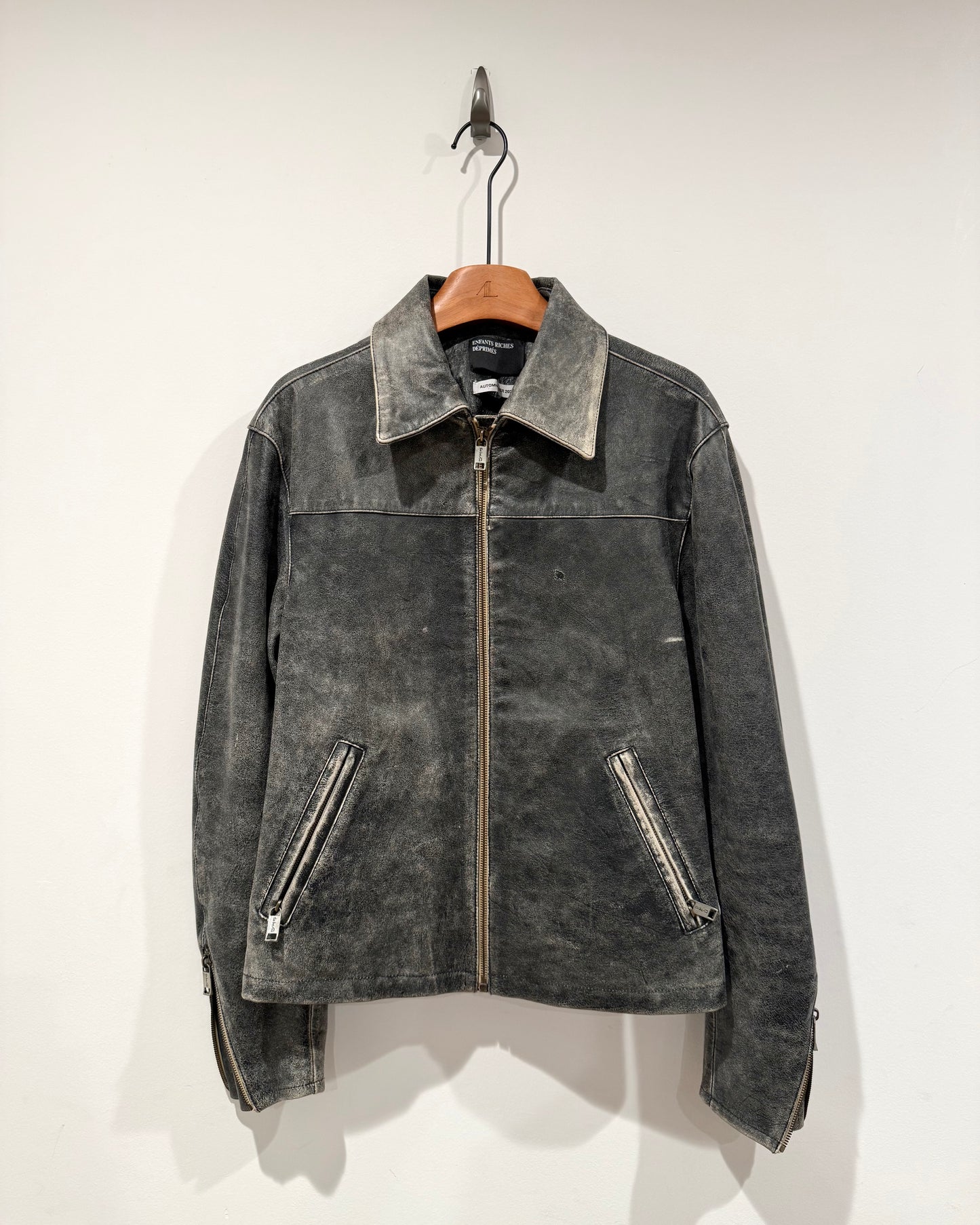Enfants Riches Deprimes Sleep Sounds Leather Jacket