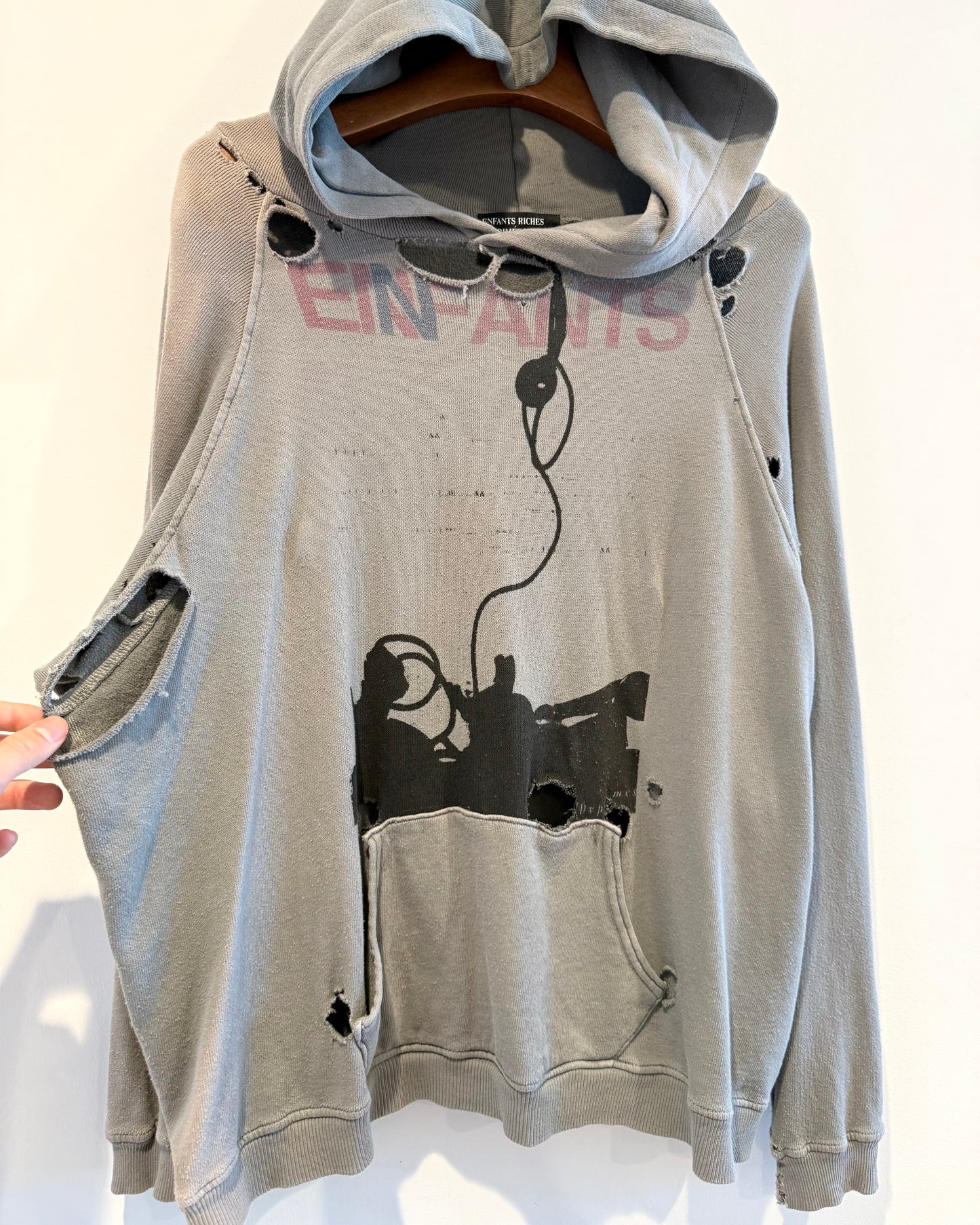 Enfants Riches Deprimes Forget To Answer Shrunken Hoodie