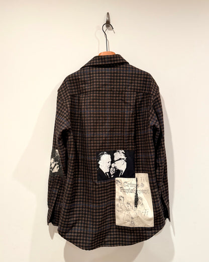 Enfants Riches Deprimes Patched Flannel Shirt