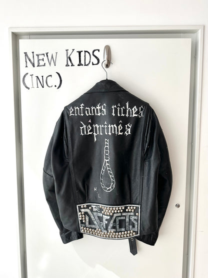 Enfants Riches Deprimes Hand Printed Punk Jacket