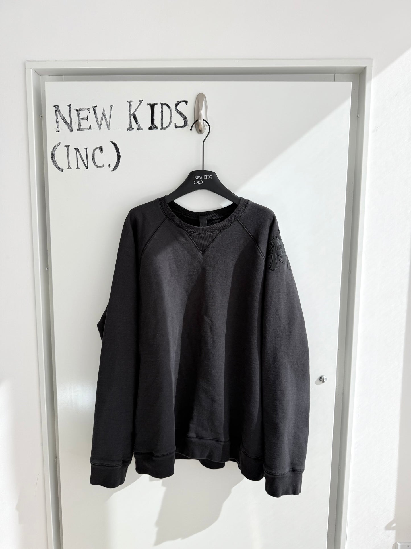 Chrome Hearts Paper jam Triple Corss Patched Sweatshirt