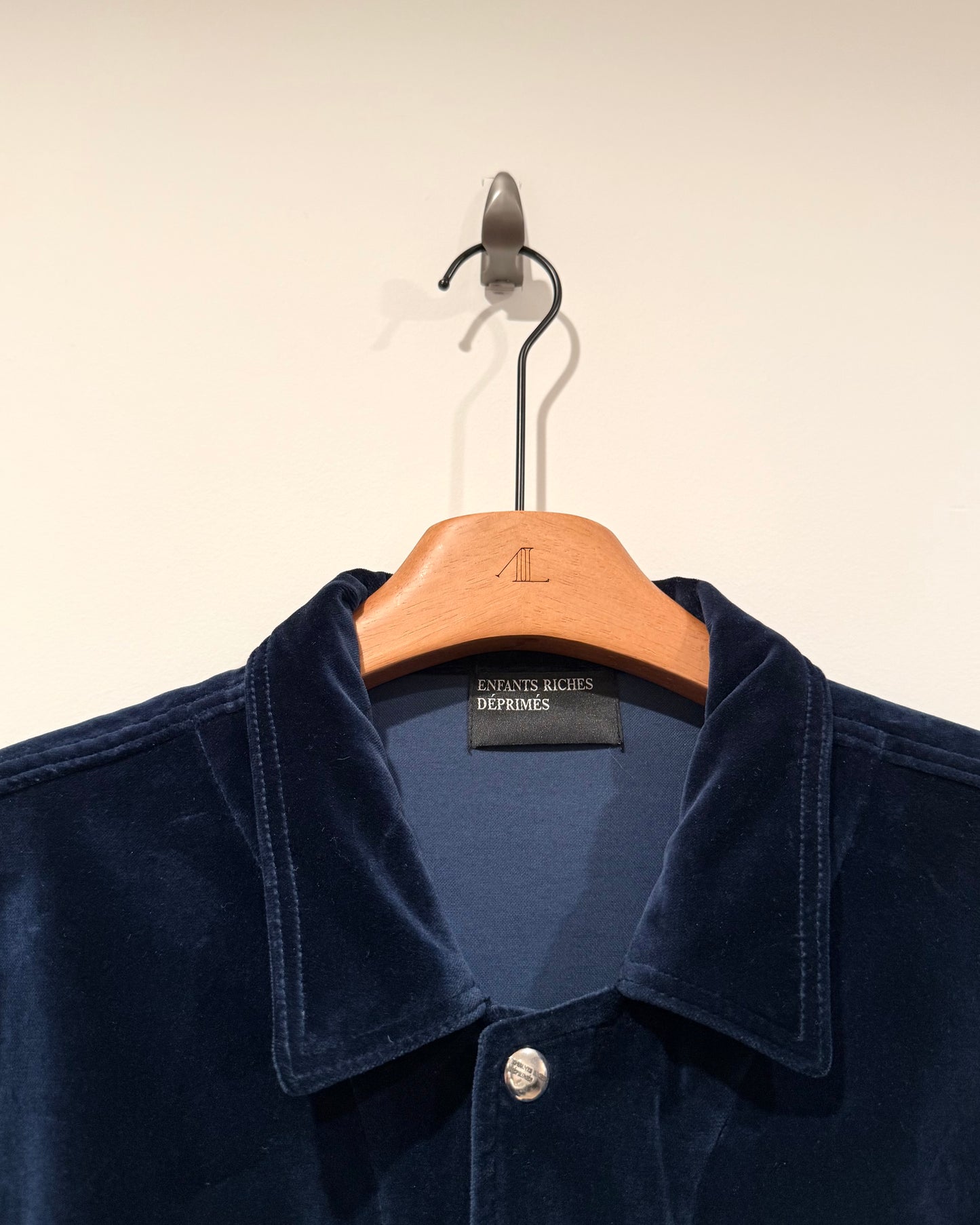 Enfants Riches Deprimes Blue Velvet Jacket