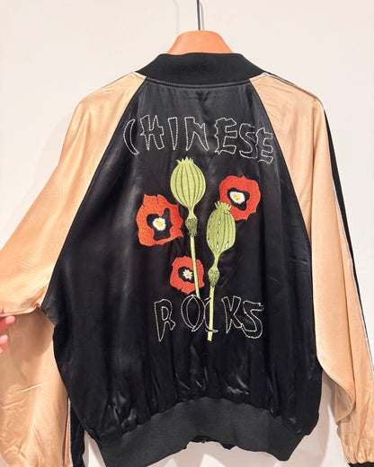 Enfants Riches Deprimes Chinese Rocks Silk Bomber Jacket