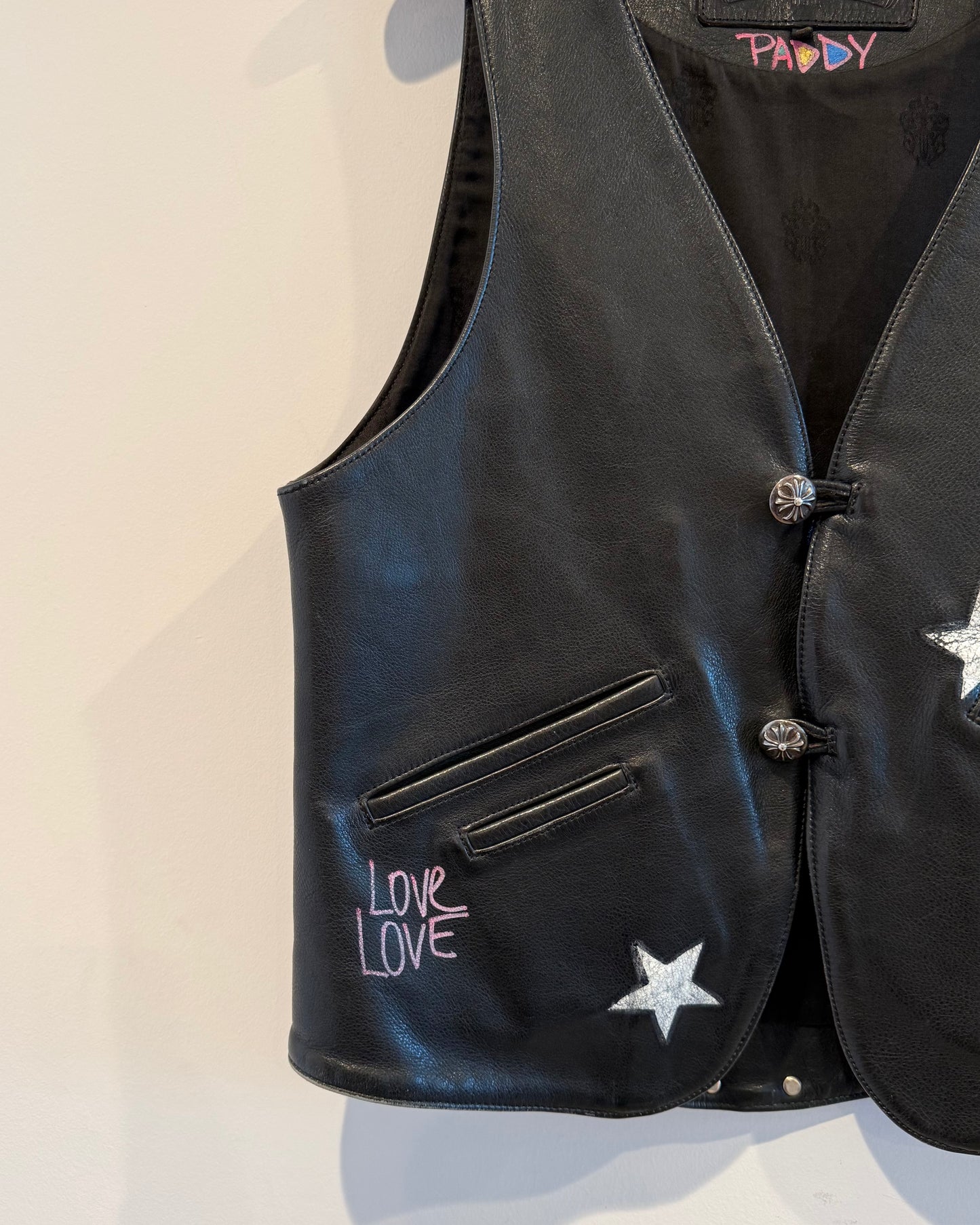 Chrome Hearts 1/1 Hand Painted Leather Vest