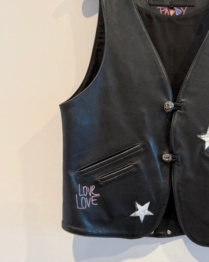 Chrome Hearts 1/1 Hand Painted Leather Vest