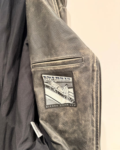 Enfants Riches Deprimes Tabac Rat Biker Leather Jacket