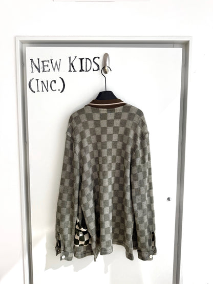 Enfants Riches Deprimes Chessboard Wool Jacket