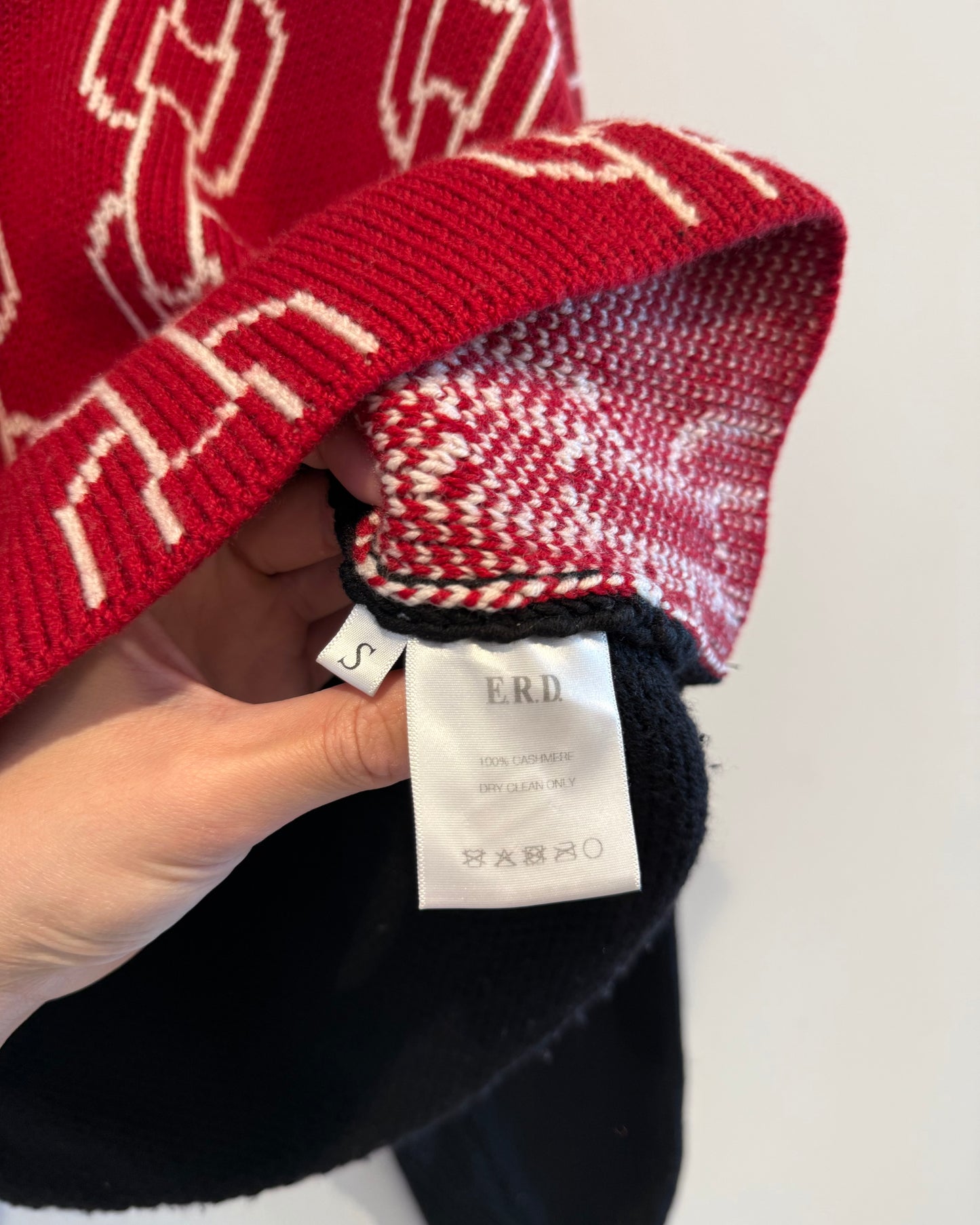 Enfants Riches Deprimes Loro Piana Red Chain Sweater Knit