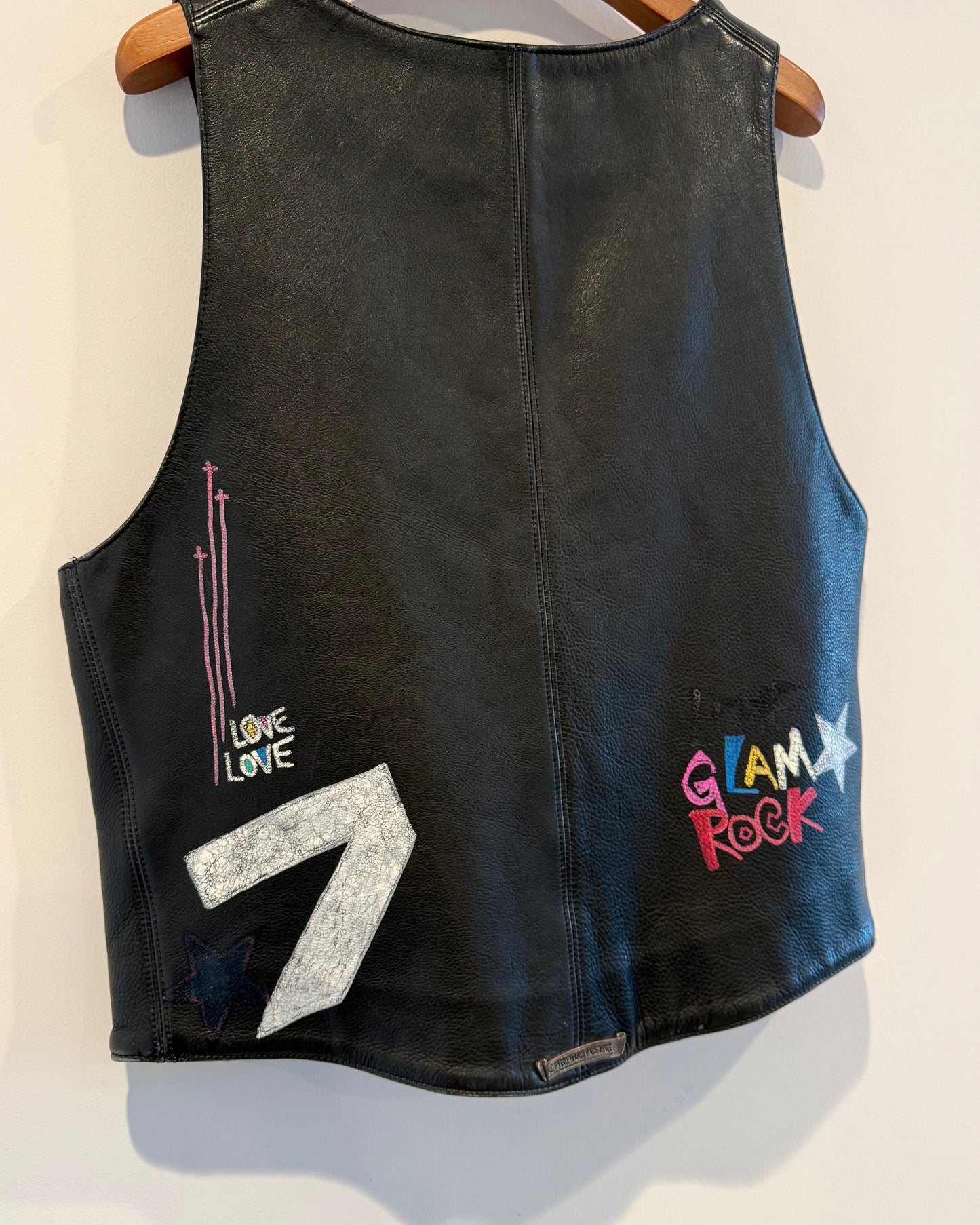 Chrome Hearts 1/1 Hand Painted Leather Vest