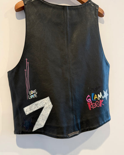 Chrome Hearts 1/1 Hand Painted Leather Vest