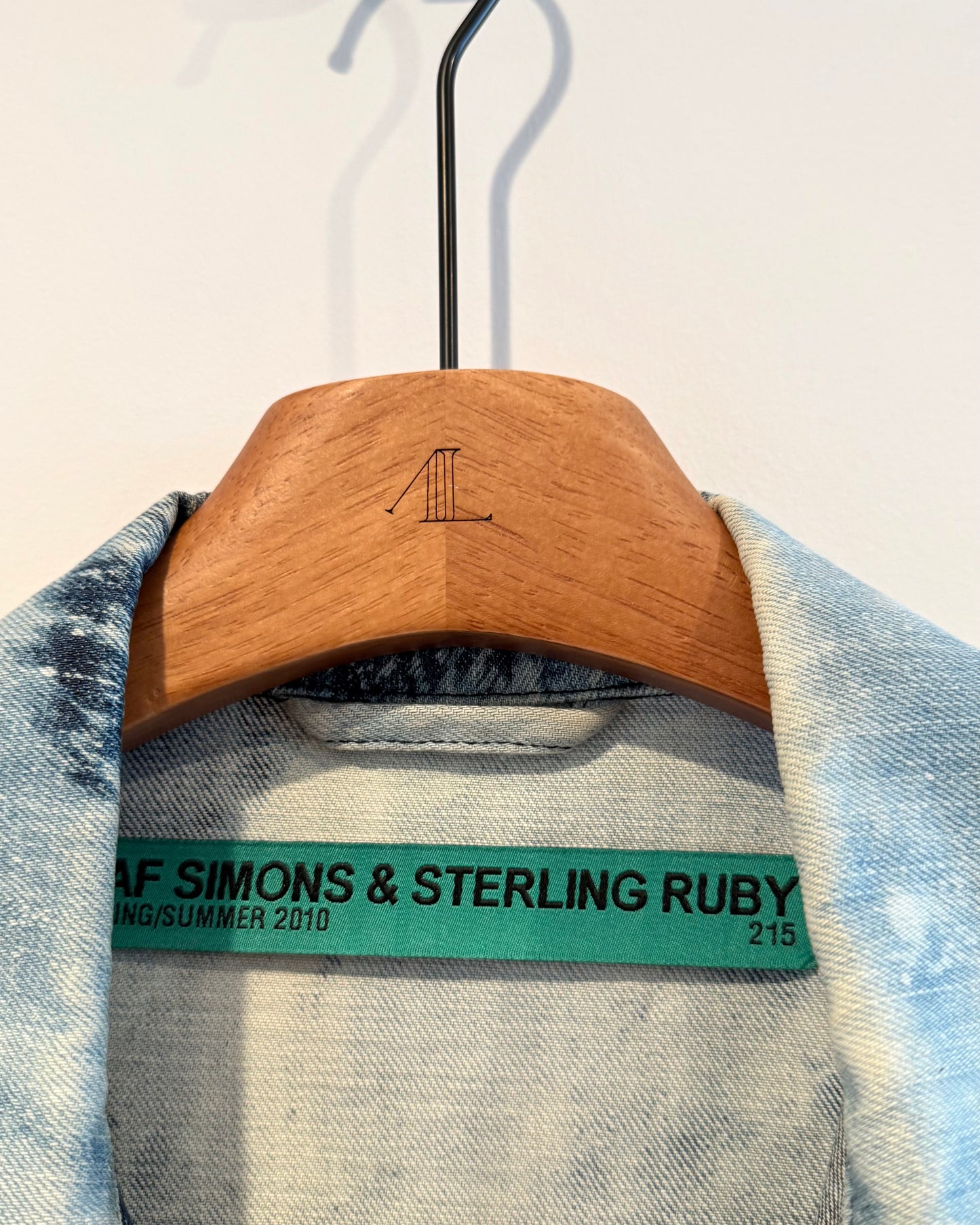 Raf Simons x Sterling Ruby Ss2010 Blue Denim Jacket