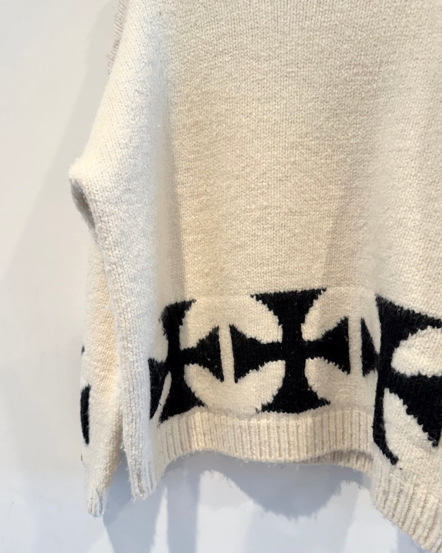 Enfants Riches Deprimes Apres Defile Cross knit Sweater