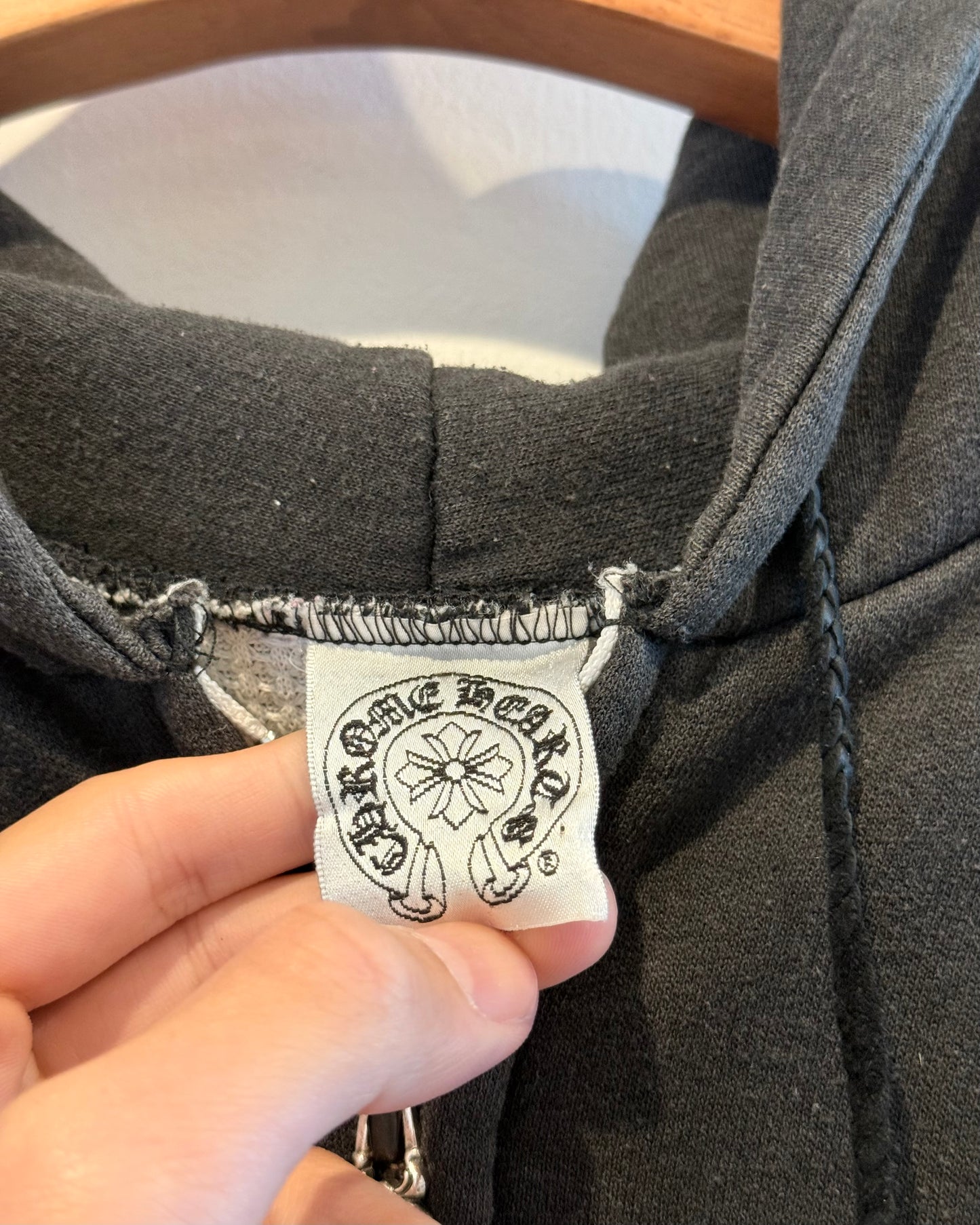 Chrome Hearts Scroll Thermal Zip up Hoodie