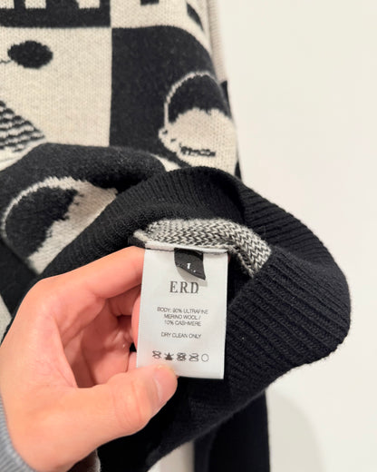 Enfants Riches Deprimes Logo Checked Sweater