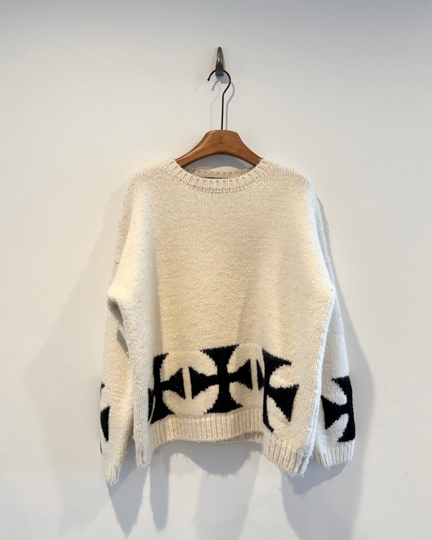 Enfants Riches Deprimes Apres Defile Cross knit Sweater