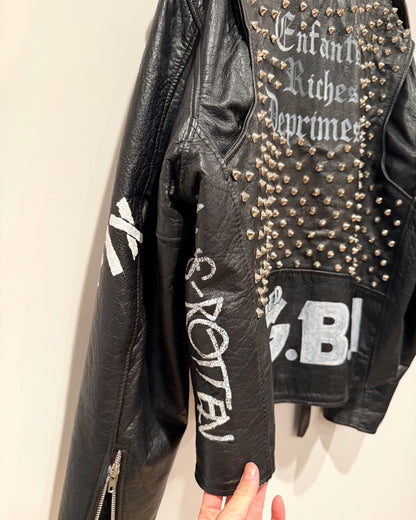 Enfants Riches Deprimes GBH Hand Paint Leather Jacket